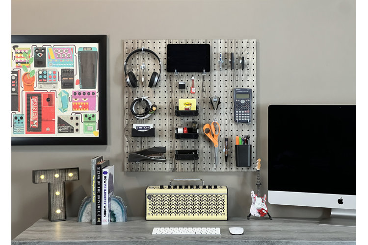 27 Functional Stylish Pegboard Ideas To Try At Home Wayfair Canada